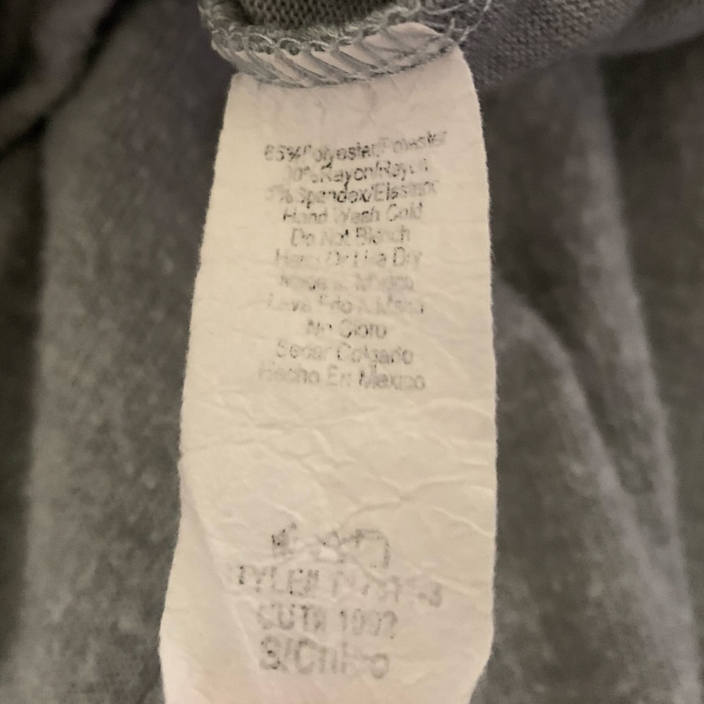 Mock Neck Gray Sweater - Picture 4 of 4